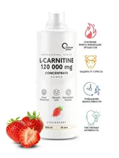 Карнитин L-Carnitine 120000 mg Optimum System, 1 л., клубника