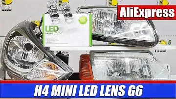 СВЕТОДИОДНАЯ ЛИНЗА  размером с ЛАМПУ H4!!! Тест H4 MINI LED LENS