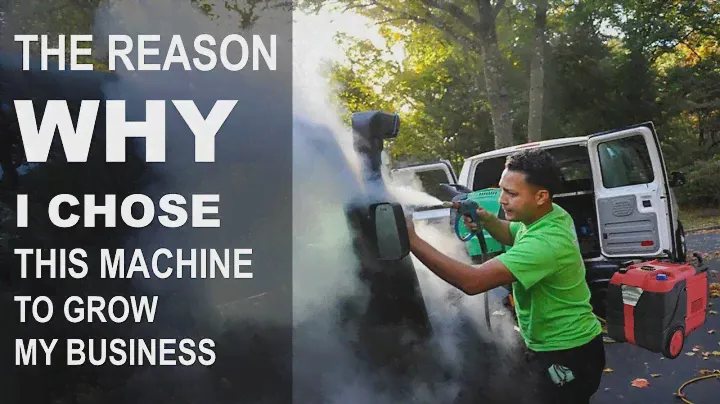 Optima Steamer - Dry Steam Machine for Industrial cleaning and car wash /detailing