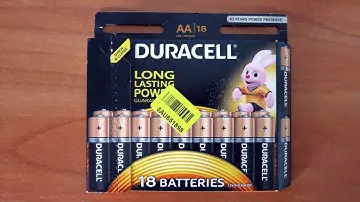Распаковка Батареек Duracell AA (LR06) MN1500 18 шт (81545414) (5000394107519) из Rozetka.com.ua