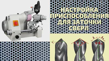 Заточка сверл на станке PP-U3 How to set up the drill bit resharpening attachment