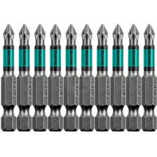 Optimum Line Биты, PH1, 50 мм, тип хвостовика E 1/4", 10 шт в блистере, KRAFTOOL 26122-1-50-10